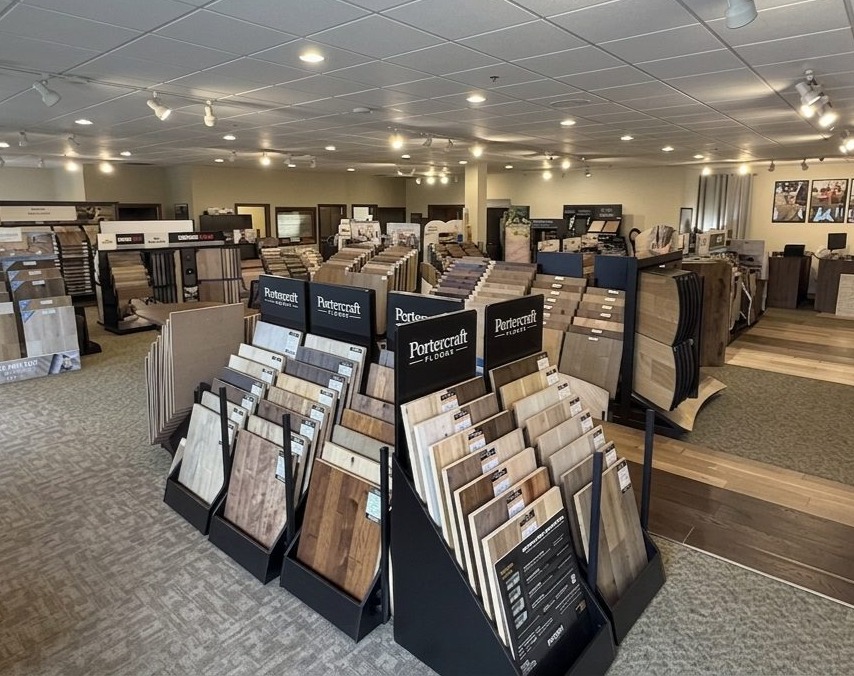 The Brewer Custom Floors showroom in Avon, Indiana