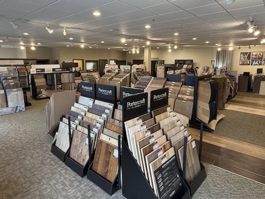 The Brewer Custom Floors showroom in Avon, Indiana
