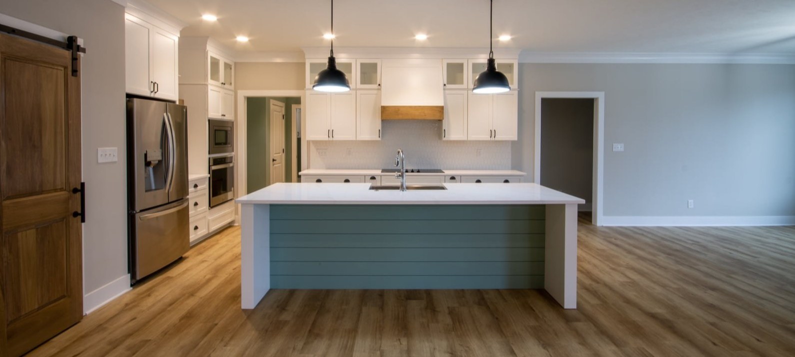 Luxury vinyl plank flooring